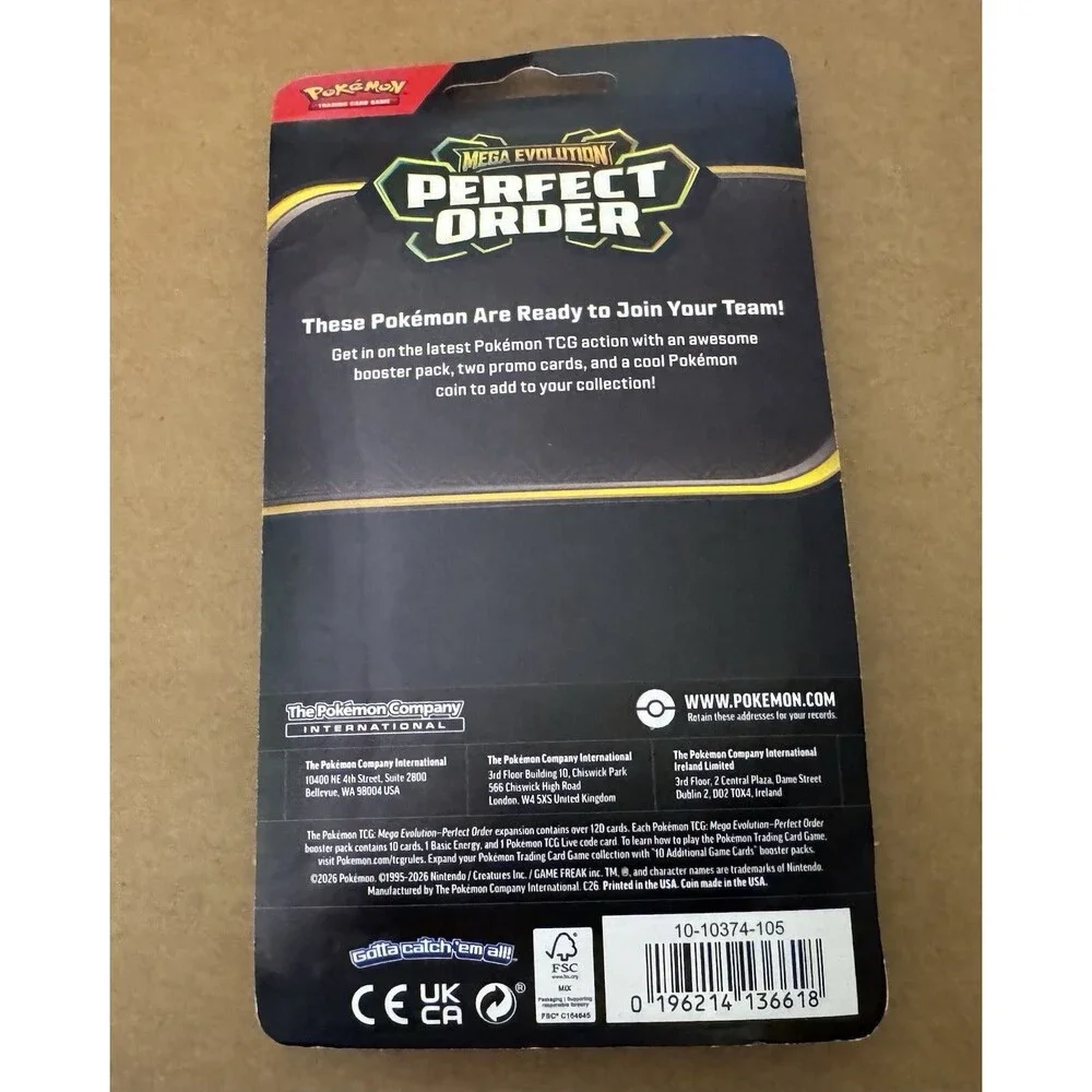 Perfect Order Checklane Blister with Onix, Steelix & Coin; New, Factory Sealed
